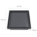 Ver imagem 2 de Ralo Oculto Quadrado 15x15cm Astra Cinza