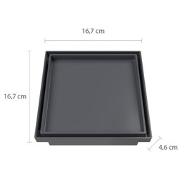 Ralo Oculto Quadrado 15x15cm Astra - 2