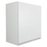 Armário Aéreo Multiuso 60cm 2 Portas 100% Mdf Cor:branco - 1