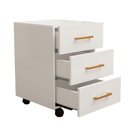 Ver mais imagens de Mesa Escritório Escrivaninha Industrial 140cm x 60cm com Gaveteiro 03 Gavetas 100% MDF F5 Office