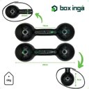 Ver imagem 7 de Kit de Halteres Emborrachados - Pares de 1 a 10 Kg - Preto