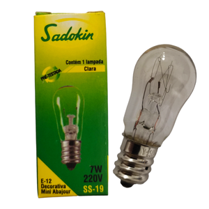 Lâmpada Decorativa Para Mini Abajur / lustre 7W 220V E12 Sinaleiro