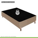 Ver imagem 6 de Cama Box Solteiro com Colchão D33 Unique Duoface 16x88x188cm e Base Florença Bege/Rustico Paropas By
