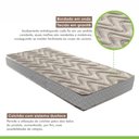 Ver mais imagens de Cama Box Solteiro com Colchão D45 Unique Duoface 25x88x188cm e Base Galaxy Prata/Rustico Paropas By