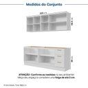 Ver imagem 4 de Cozinha Planejada 4 Peças 2 Aéreos 2 Balcões sem Tampo Marselha CabeCasa MadeiraOriginals Branco