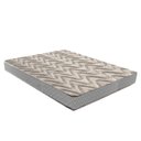 Ver imagem 7 de Cama Box Casal com Colchão D45 Unique Duoface 18x138x188cm e Base Galaxy Prata/Rustico Paropas By Ec