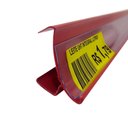 Ver imagem 7 de Kit - 3 Bandeja Prateleira 30x91 para Gôndolas New Plus com Porta Etiqueta Vermelho - SA Gôndolas