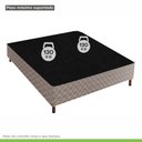 Ver imagem 6 de Cama Box Casal com Colchão D45 Unique Duoface 25x138x188cm e Base Galaxy Prata/Rustico Paropas By Ec