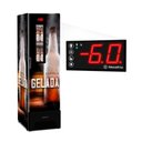 Ver imagem 3 de Cervejeira Slim Optima Vn28fp Metalfrio Refrigerador Porta com Visor 336 Litros Preto 110v