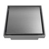 Ralo Oculto Quadrado de 10x10 com Tampa em Inox Astra - 1