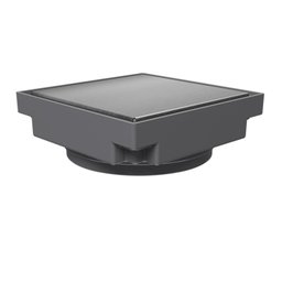 Ralo Oculto Quadrado de 10x10 com Tampa em Inox Astra - 4