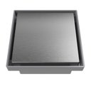 Ver imagem 1 de Ralo Oculto Quadrado de 10x10 com Tampa em Inox Astra Cinza