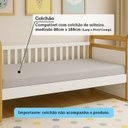 Ver imagem 6 de Cama Infantil 100% MDF Vicky Espresso Móveis Branco/Brilho/Amêndoa