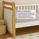 Ver imagem 5 de Cama Infantil 100% MDF Vicky Espresso Móveis Branco/Brilho/Amêndoa