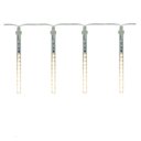 Ver imagem 1 de Luzes Decorativas com 15 Tubos Led Chuva Meteoro Branco Quente 6m 220v