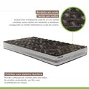 Ver mais imagens de Cama Box Solteiro com Colchão D33 Unique Plus Duoface 16x88x188cm e Base Íris Preto/Elegancy Paropas