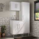 Ver imagem 1 de Kit Lavanderia Armários Multiuso para Área de Serviço