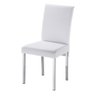 Kit 4 Cadeiras Vitória para Sala de Jantar-Assento sintético branco GAT MAGAZINE - 3