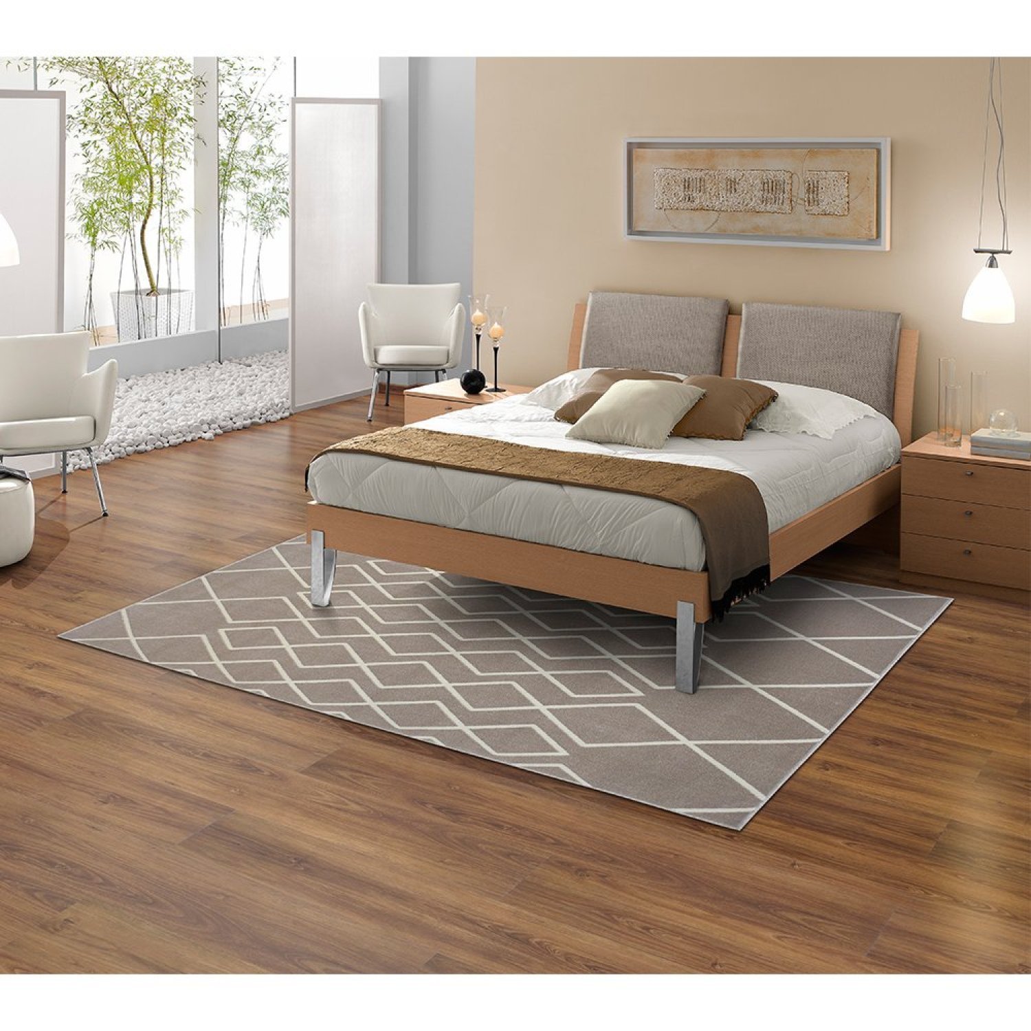 Tapete 200x250cm Lyre Supreme Tapetes São Carlos - 1