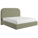 Ver imagem 2 de Cama Queen Flutuante com Cabeceira 160cm Aura W01 Bouclê Oliva - Lyam Decor
