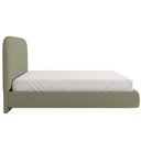 Ver mais imagens de Cama Queen Flutuante com Cabeceira 160cm Aura W01 Bouclê Oliva - Lyam Decor