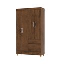 Ver imagem 2 de Guarda-Roupa Solteiro 4 Portas 2 Gavetas Panama