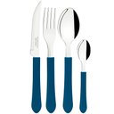 Ver imagem 2 de Faqueiro 16 Peças Tramontina Lâminas em Aço Inox Leme