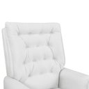 Ver imagem 4 de Poltrona de Amamentação Eloa com Puff Balanço Bebê Completo: Boucle Natural