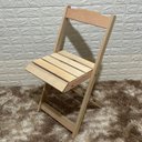 Ver imagem 6 de Conjunto Dobrável 70x70 Mesa com 4 Cadeiras Cru sem Pintura