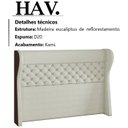 Ver imagem 3 de Cabeceira Queen 160 cm Hav Linho E Corano SL 76 TCS 721 Peer