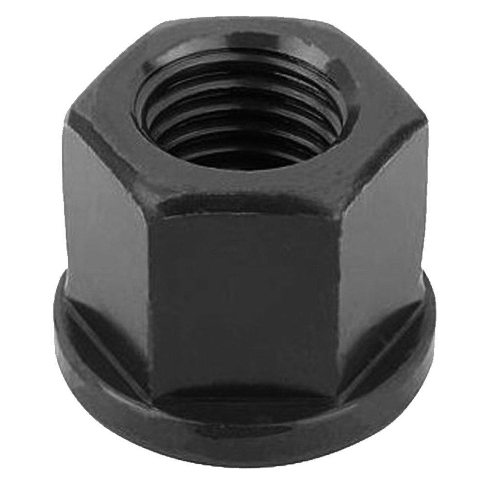 Porca Sextavada M8 Flangeada Din 6331 Zinco Preto - 200un | MadeiraMadeira