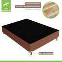 Ver imagem 3 de Cama Box Casal com Colchão de Molas Ensacadas 30x138x188cm e Base Samambaia Marrom/Rustico Cerejeira