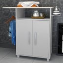 Ver imagem 2 de Balcao Tabua de Passar 2 Portas B04 Branco Novam