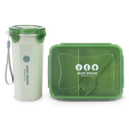 Kit de Marmita e Garrafa Elementos Jacki Design Verde - 3