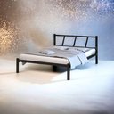 Ver imagem 3 de Cama Casal Helena Preto Tubolar de Ferro Cor:preto