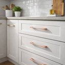 Ver imagem 5 de Kit 10 Puxadores Alça 192mm Zamac Rose Gold Luce para Móveis Cozinha Banheiro Quarto