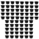 Ver imagem 1 de 50 Pés Sapata para Móveis Plástico Preto 2cm - Sofá, Puffs, Poltranas e Outros