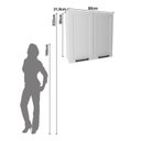 Ver imagem 5 de Cozinha Compacta Modulada Americana 9 Portas 3 Gavetas com Rodapé MDF Grazi Branco