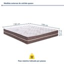 Ver imagem 3 de Colchão Queen 198x158x23cm D33 Imperial Colchoarte Marrom