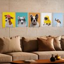 Ver imagem 4 de Kit 05 Placas Mdf Cachorros Fofos para Amantes de Pets Dc13