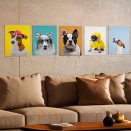 Kit 05 Placas Mdf Cachorros Fofos para Amantes de Pets Dc13 - 4