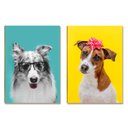 Ver imagem 5 de Kit 05 Placas Mdf Cachorros Fofos para Amantes de Pets Dc13