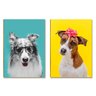 Kit 05 Placas Mdf Cachorros Fofos para Amantes de Pets Dc13 - 5