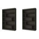 Ver imagem 3 de Conjunto 2 Estante Olden Home Office com Prateleiras Espresso Móveis