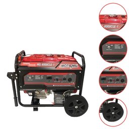 Gerador de Energia a Gasolina Mgg 8000cle - 8 Kva Bivolt Motomil - 2