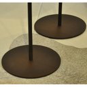 Ver mais imagens de Mesa Lateral NORINA - BAIXA, tampo redondo Imerso e base Aço Corten.