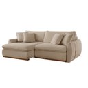 Ver imagem 5 de Sofá-cama 2 Lugares Retrátil Reclinável 210cm Linho com Molas Ensacadas Apolo Yescasa