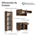 Ver imagem 4 de Armário de Cozinha Completa 229cm Rustic Emilly Madesa 18