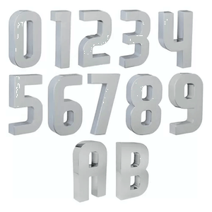 Letra Residencial Cromado B - Roper Plast