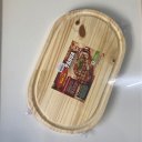 Ver imagem 1 de Tabual Oval Caneleta 27x45cm Bea Decor